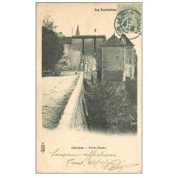 carte postale ancienne 54 LIVERDUN. Porte Haute 1906