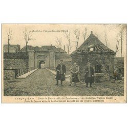 carte postale ancienne 54 LONGWY-HAUT. Porte de France avec Allemands