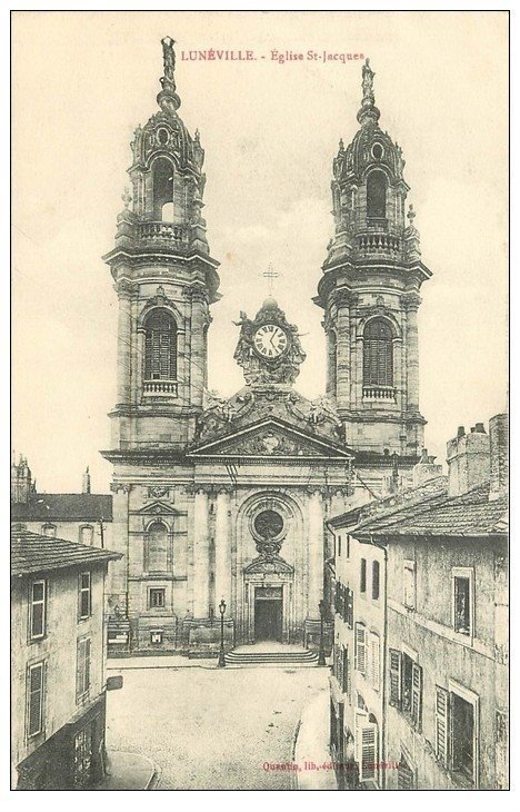 carte postale ancienne 54 LUNEVILLE. Eglise Saint-Jacques