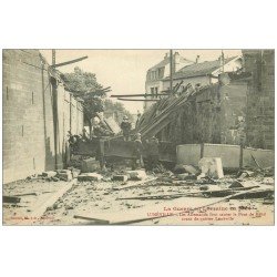 54 LUNEVILLE. Enfants sur le Pont de Menil détruit 1914