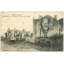 carte postale ancienne 54 LUNEVILLE. Faubourg d'Einville 1915