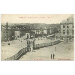 carte postale ancienne 54 LUNEVILLE. Place Château Coteau Frescati 1916