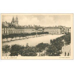 carte postale ancienne 54 LUNEVILLE. Place Léopold