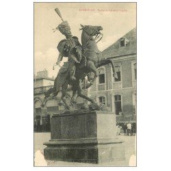 carte postale ancienne 54 LUNEVILLE. Statue du Général Lasalle (blancs coins inférieurs)