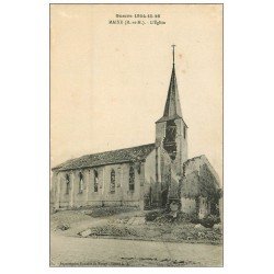 carte postale ancienne 54 MAIXE. Eglise bombardée