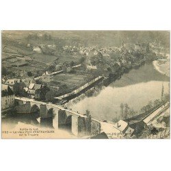 carte postale ancienne 12 ENTRAYGUES. Vieux Pont sur la Truyère