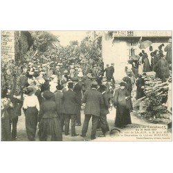 12 Fêtes de LACALM 1913. Les Rues pour la Décoration du Clairon Rolland