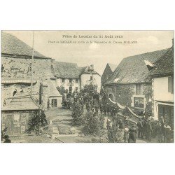 12 Fêtes de LACALM 1913. Matin de la Décoration du Clairon Rolland