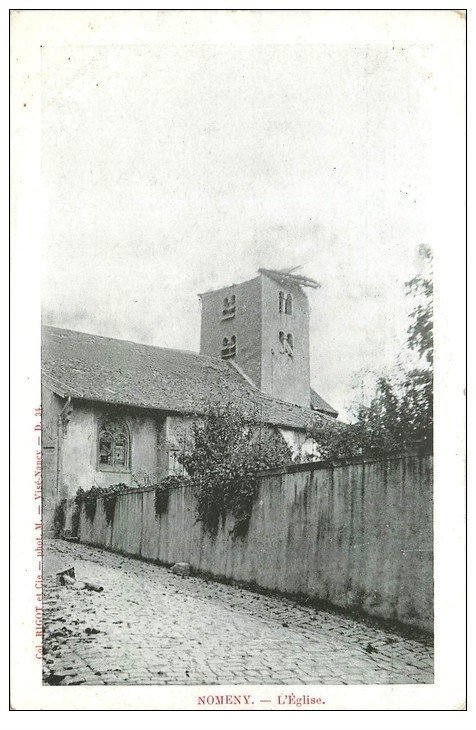 carte postale ancienne 54 NOMENY. L'Eglise