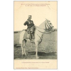 carte postale ancienne 54 PLATEAU DE MALZEVILLE en 1906. Général Bailloud Commandant le 20° Corps d'Armee
