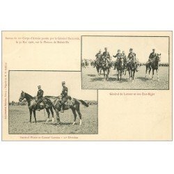 54 PLATEAU DE MALZEVILLE en 1906. Général Bailloud, Lastour et Pistor