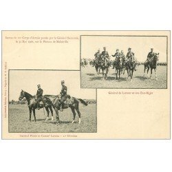 carte postale ancienne 54 PLATEAU DE MALZEVILLE en 1906. Général Bailloud, Lastour et Pistor