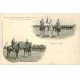 carte postale ancienne 54 PLATEAU DE MALZEVILLE en 1906. Général Bailloud. Cavalerie pour Défilé