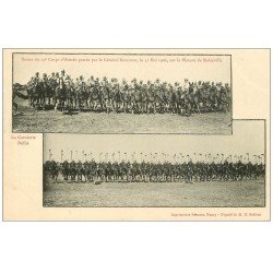 carte postale ancienne 54 PLATEAU DE MALZEVILLE en 1906. Général Bailloud. La Cavalerie défilé