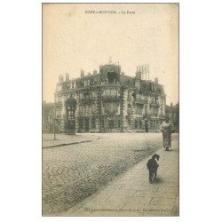 carte postale ancienne 54 PONT-A-MOUSSON. La Poste 1918