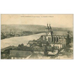 carte postale ancienne 54 PONT-A-MOUSSON. Moselle et Hôpital