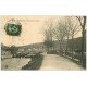 carte postale ancienne 54 PONT-A-MOUSSON. Promenade du Canal 1914 écluse