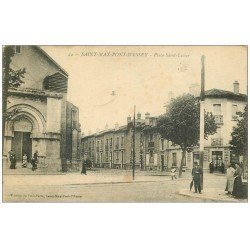 carte postale ancienne 54 SAINT-MAX-PONT-D'ESSEY. Place Saint-Livier