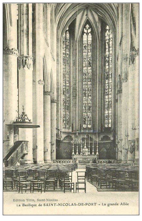 Carte De Saint-Nicolas Ancienne – Brodée – France – Années 1910
