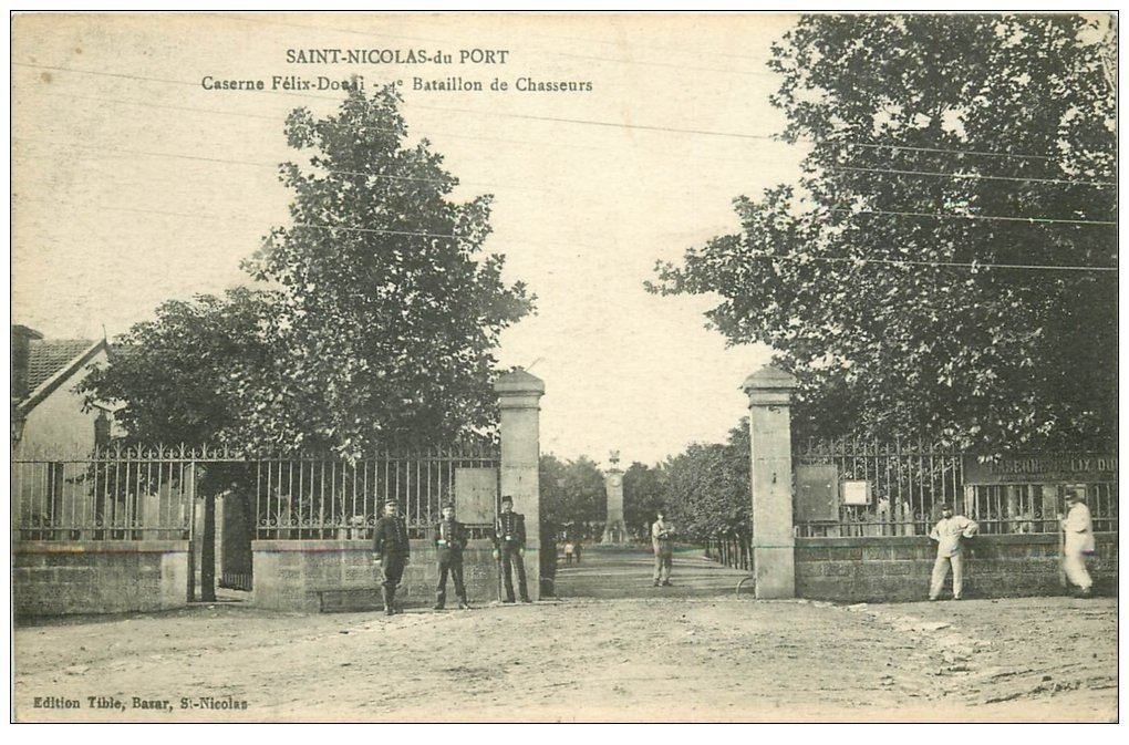 54 Saint Nicolas De Port Caserne Felix Douai Du 4 Bataillon De Chasseurs 1916