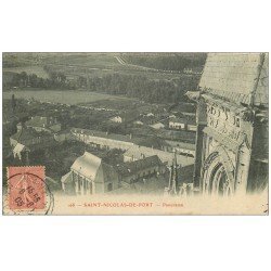 carte postale ancienne 54 SAINT-NICOLAS-DE-PORT. Panorama 1905