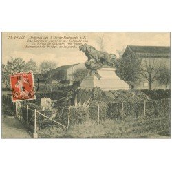 carte postale ancienne 54 SAINT-PRIVAT. Monument du 3° Régiment de la Garde 1912