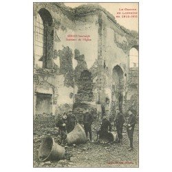54 SERRES. L'Eglise avec ses Cloches à terre 1915