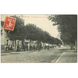 carte postale ancienne 54 TANTONVILLE. La Poste rue Tourtel-Frères 1908