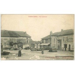 54 THIEBAUMENIL. Intérieur d'une Ferme et Mercerie Epicerie 1917 (défauts)