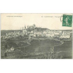 carte postale ancienne 12 LAGUIOLE. Vue générale 1909