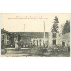 carte postale ancienne 54 VALLOIS. Fontaine et Château 1915