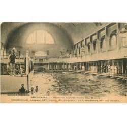 carte postale ancienne 54 NANCY. Piscine d'Eau Minérale Thermal1914