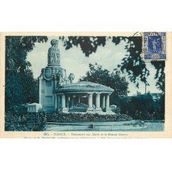 carte postale ancienne 54 NANCY. Monument aux Morts de la Grande Guerre 1936
