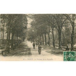 carte postale ancienne 54 NANCY. A la Pépinière. La Terrasse 1914