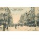 carte postale ancienne 54 NANCY. Point-Central rues Saint-Dizier, Saint-Jean et Saint-Georges 1907 Pharmacie