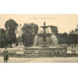 carte postale ancienne 54 NANCY. Place Carnot le Jet d'Eau