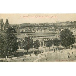 carte postale ancienne 54 NANCY. La Gare Faubourg Stanislas