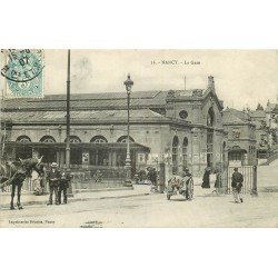carte postale ancienne 54 NANCY. La Gare 1907