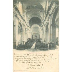 carte postale ancienne 54 NANCY. La Cathédrale Grande Nef vers 1900