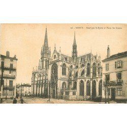 carte postale ancienne 54 NANCY. Eglise Saint-Epure Place des Dames