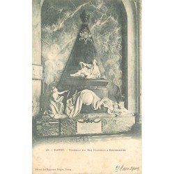 carte postale ancienne 54 NANCY. Tombeau Roi Stanislas de Bonsecours 1902