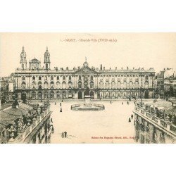 carte postale ancienne 54 NANCY. Hôtel de Ville