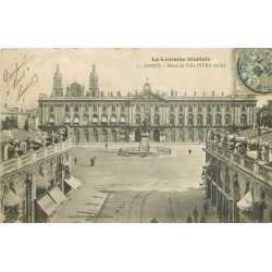 carte postale ancienne 54 NANCY. Hôtel de Ville 1905