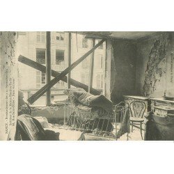 carte postale ancienne 54 NANCY. Bombardement Rue Saint-Dizier Maison Hanrion Terlin