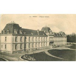 carte postale ancienne 54 NANCY. Hôpital Militaire. Carte un peu déliassée