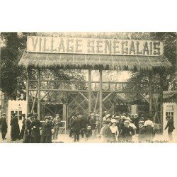 carte postale ancienne 54 NANCY. Exposition Village Sénégalais