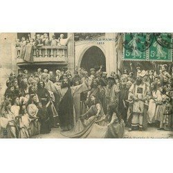 carte postale ancienne 54 NANCY. Théâtre La Passion. Entrée à Jérusalem 1914
