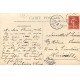 carte postale ancienne 54 TOUL. Double vue avec Fleurs 1907. Carte émaillographie tendance à se recroqueviller..0