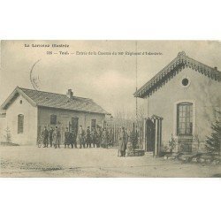carte postale ancienne 54 TOUL. Caserne 160° Régiment d'Infanterie 1906
