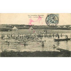 carte postale ancienne 54 TOUL. Les Bains Militaires 1908